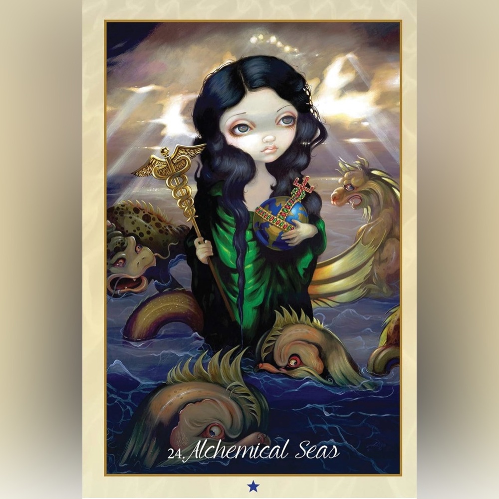 MYTHS & MERMAIDS Oracle Of The Water 42-Card Deck W/NWOT Velvet DREAMS Journal - Picture 12 of 14